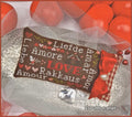 CROCETTE A GOGO "Love Words"  Counted Cross Stitch Pattern  Valentine's Day, Be Mine, Hearts, Paper Pattern