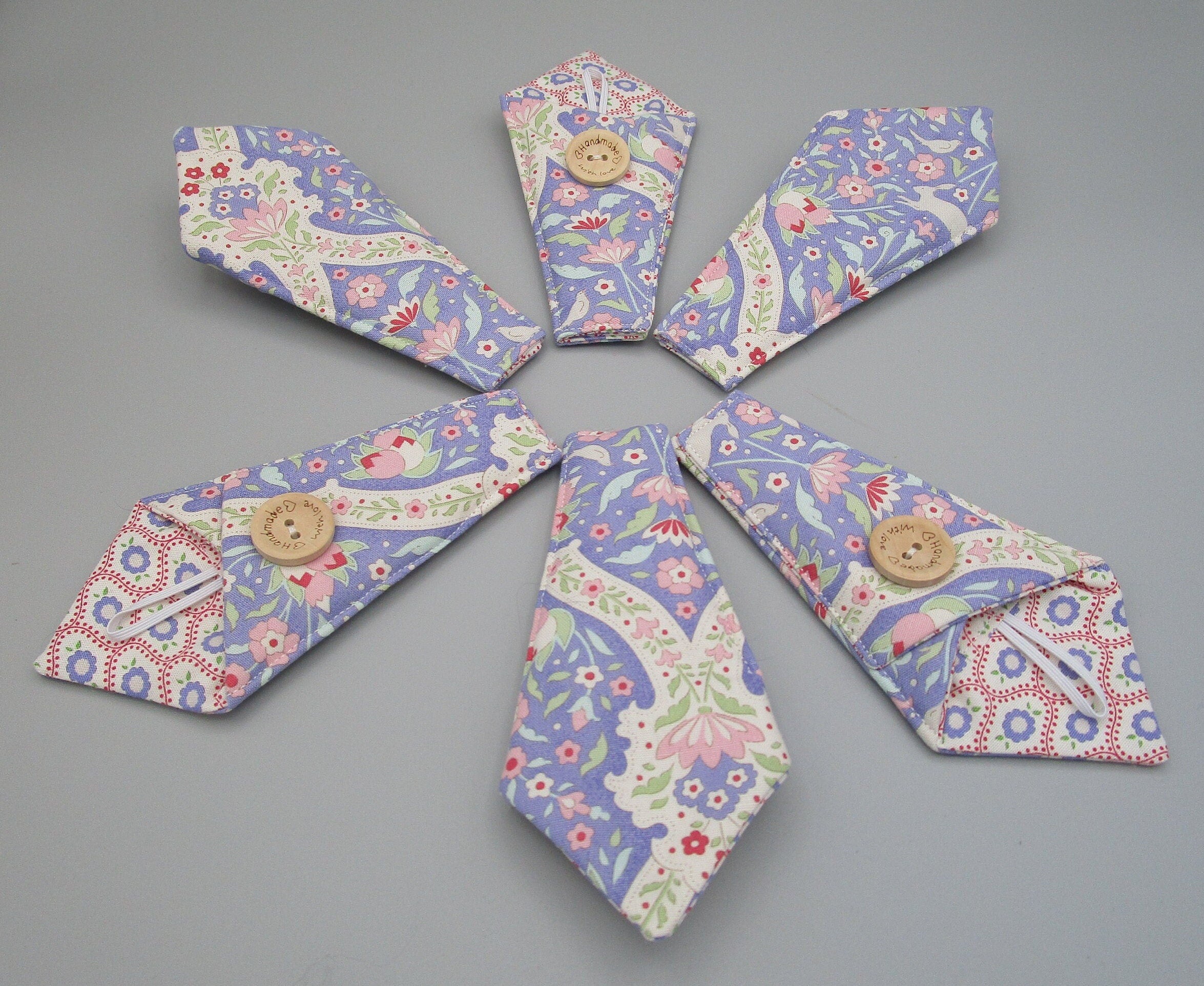SCISSOR CASE  Tilda Fabric Sheath - Holds 4" Embroidery Scissors  Premium Cotton Fabric  Made Exclusively for Kingsland Needle Art