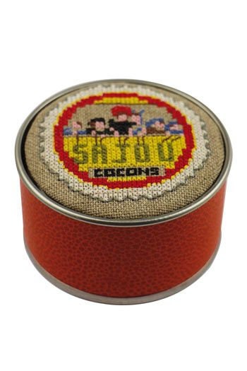 MAISON SAJOU Cross Stitch Kit - Sajou Children Round Box, Box to Embroider, Made in France