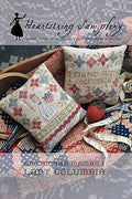 HEARTSTRING SAMPLERY "Lady Columbia - Americana Mamas I" Counted Cross Stitch Pattern, Chart, Sampler, 2024 Nashville Market, Pattern Only