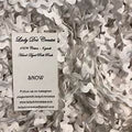 SNOW ~ Rick Rack Trim by Lady Dot Creates  3 Continuous Yards  1/2" Wide  Hand-Dyed  100% Cotton  Finishing  Craft Project Trim