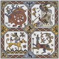 LONG DOG SAMPLERS "The Siege of Bunny Castle"  Counted Cross Stitch Pattern  Classic, Pattern Only