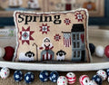 Mani di Donna "American Season - Spring Pillow" Counted Cross Stitch Pattern, Nashville Needlework Market 2024, Chart, Pattern Only