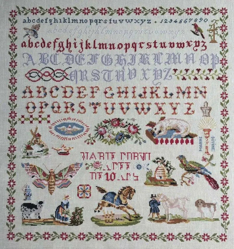 Reflets de Soie ~ Marie Cornu ~ Counted Cross Stitch Pattern, Chart, Patterns Only, Booklet