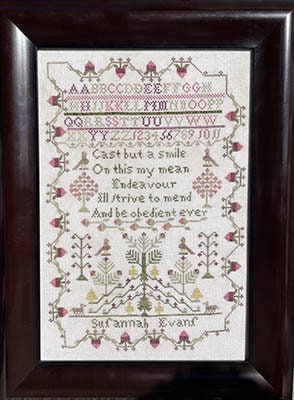 From the Heart "Susannah Evans" Counted Cross Stitch Pattern, Chart, 2024 Nashville Market, Pattern Only