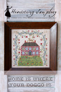 HEARTSTRING SAMPLERY "Home is Where Your Doggo Is" Counted Cross Stitch Pattern, Chart, Sampler, 2024 Nashville Market, Pattern Only