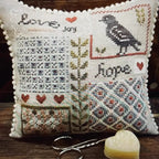 SAMPLERS NOT FORGOTTEN "Lovey Dovey" Counted Cross Stitch Pattern, Chart, Sampler, Pattern Only