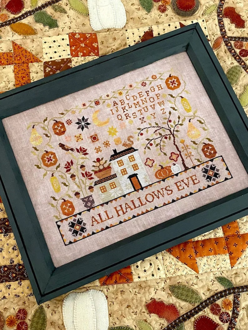 BLUEBERRY RIDGE DESIGNS "All Hallows Eve" Counted Cross Stitch Pattern, Chart, Nashville Needlework Market 2024, Pattern Only