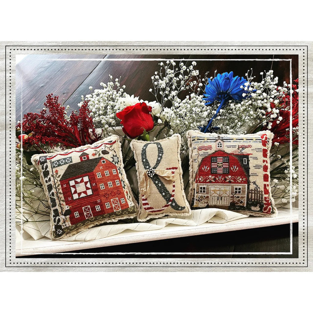 SHAKESPEARE'S PEDDLER "& Stripes" Counted Cross Stitch Chart, Nashville Needlework Market 2024, Pattern Only