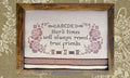 TWIN PEAK PRIMITIVES "True Friends" Counted Cross Stitch Pattern, Hard Times Will Always Reveal True Friends, Pattern Only