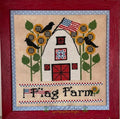 Mani di Donna "The Flag Farm" Counted Cross Stitch Pattern, Nashville Needlework Market 2024, Chart, Pattern Only