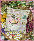 The Little Sheep! by CROCETTE A GOGO  Counted Cross Stitch Pattern  Spring, Flowers, Pattern Only