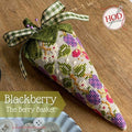 Hands On Design "Blackberry Berry Basket"  Counted Cross Stitch Pattern  Chart, Nashville Needlework Market 2024, Pattern Only