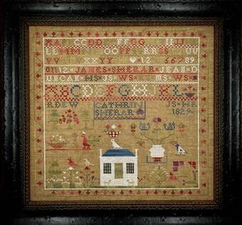 NEEDLEMADE DESIGNS "Cathrin Sherar 1829" Counted Cross Stitch Pattern, Chart, Scottish Sampler, Pattern Only