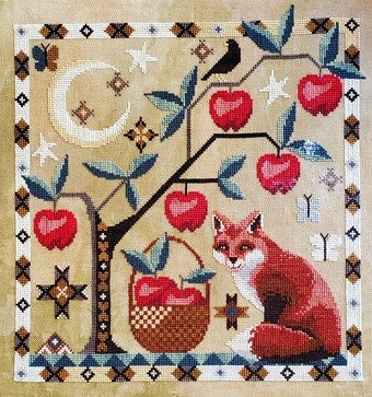 THE ARTSY HOUSEWIFE "Abalonia's Apple Tree" Counted Cross Stitch Pattern, Chart, Nashville Needlework Market 2024, Pattern Only
