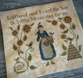 SCATTERED SEED SAMPLERS "Seeds of Kindness" Counted Cross Stitch Pattern, Chart, Pinkeep, Pattern Only