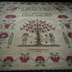 SCATTERED SEED SAMPLERS "Mary Wood 1837" Counted Cross Stitch Pattern, Chart, Antique Reproduction Sampler, Pattern Only