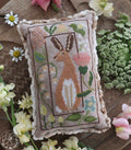 THE BLUE FLOWER "Tudor Hare"  Counted Cross Stitch Pattern  Jeannine McGowan, 2024 Nashville Needlework Market, Pattern Only