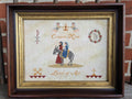SCATTERED SEED SAMPLERS "Joy To The World" Counted Cross Stitch Pattern, Christmas, Chart, Pattern Only