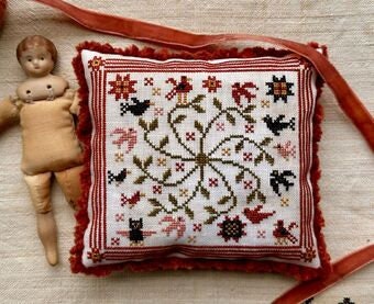 KATHY BARRICK "Caught In The Swirl" Counted Cross Stitch Pattern, Nashville Needlework Market 2024, Pattern Only