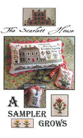THE SCARLETT HOUSE "A Sampler Grows" Counted Cross Stitch Pattern, Paper Chart