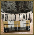 THE SCARLETT HOUSE "Hello Fall" Counted Cross Stitch Pattern, Paper Chart, Pattern Only