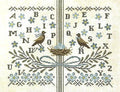 ARTFUL OFFERINGS "Flower Garden Sampler" Counted Cross Stitch Pattern, Chart, Needlework, Pattern Only