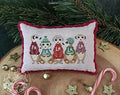 THE BLUE FLOWER "Merry Merkats"  Counted Cross Stitch Pattern  Canine Christmas, Pattern Only, Booklet