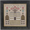 FOX AND RABBIT "Where There Are Bees There Are Flowers" Counted Cross Stitch Pattern, Chart, Original Sampler, Pattern Only