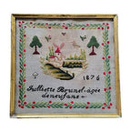 THE WISHING THORN "Julliette Brunel 1876 Sampler"  Counted Cross Stitch Pattern  Sampler, Chart, Pattern Only