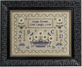 FOX AND RABBIT "Dreaming of Daisies" Counted Cross Stitch Pattern, Chart, Original Sampler, Pattern Only