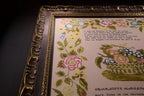 HANDS ACROSS The SEA "Charlotte Amelia Stephens 1834" Counted Cross Stitch Pattern, English Reproduction Sampler, Chart, Printed Booklet