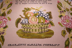 HANDS ACROSS The SEA "Charlotte Amelia Stephens 1834" Counted Cross Stitch Pattern, English Reproduction Sampler, Chart, Printed Booklet
