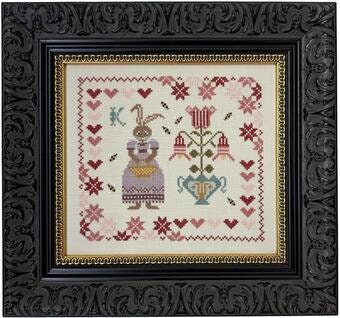 FOX AND RABBIT "Wilhelmina" Counted Cross Stitch Pattern, Chart, Nashville Needlework Market 2024, Pattern Only