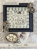 SHAKESPEARE'S PEDDLER "A Tiny House" Counted Cross Stitch Pattern, Elizabeth Stewart Aged 8 Reproduction Sampler, Pattern Only