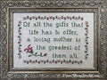 THREE SHEEP STUDIO "A Loving Mother" Design by Rose Clay, Counted Cross Stitch Pattern, Chart, Pattern Only