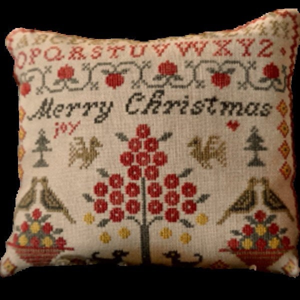 LA~D~DA "A Merry Christmas Sampler"  Counted Cross Stitch Pattern  Chart, Holidays, Pattern Only