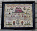 ANNIE BEEZ Folk Art "The Haynes Sampler" Counted Cross Stitch Pattern, Sampler, Chart, Pattern Only