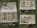 SCATTERED SEED SAMPLERS "Kindred Hearts Needlekeeper" Counted Cross Stitch Pattern, Chart, Prairie Sisters Handworke Series, Pattern Only