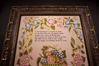 HANDS ACROSS The SEA "Charlotte Amelia Stephens 1834" Counted Cross Stitch Pattern, English Reproduction Sampler, Chart, Printed Booklet