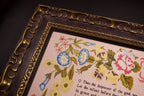HANDS ACROSS The SEA "Charlotte Amelia Stephens 1834" Counted Cross Stitch Pattern, English Reproduction Sampler, Chart, Printed Booklet