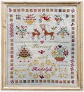 MISS PRIM "Flirting With Rudolph" Counted Cross Stitch Pattern, Sampler, Christmas, Chart, Pattern Only
