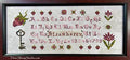 THREE SHEEP STUDIO "Strawberry Sampler" by Rose Clay, Counted Cross Stitch Pattern, Chart, Pattern Only