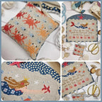 CROCETTE A GOGO "Queen of Mermaids"  Counted Cross Stitch Pattern  2 Patterns  Sea  Summer  Beach  Pattern Only