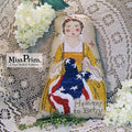 MISS PRIM "Betsy Ross" Counted Cross Stitch Pattern, People Pillows Collection, July 4th, Chart, Pattern Only