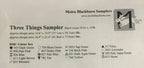 Moira Blackburn Traditional Sampler Chart "Three Things Sampler" Counted Cross Stitch Pattern, Chart, Sampler, Pattern Only