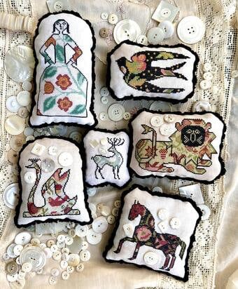 KATHY BARRICK "Cookie Cutter 4" Counted Cross Stitch Pattern, Chart, Pattern Only