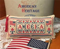 THE CALICO CONFECTIONERY "American Heritage" Counted Cross Stitch Pattern, Chart, Patriotic, 4th of July, Pattern Only