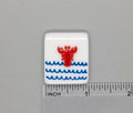 BEAU VERRE ART "Lobster Needle Minder"  Fused Glass Magnet  Summer, Beach, Needleminder  One-of-a-Kind, Handcrafted 5382