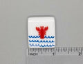 BEAU VERRE ART "Lobster Needle Minder"  Fused Glass Magnet  Summer, Beach, Needleminder  One-of-a-Kind, Handcrafted 5379
